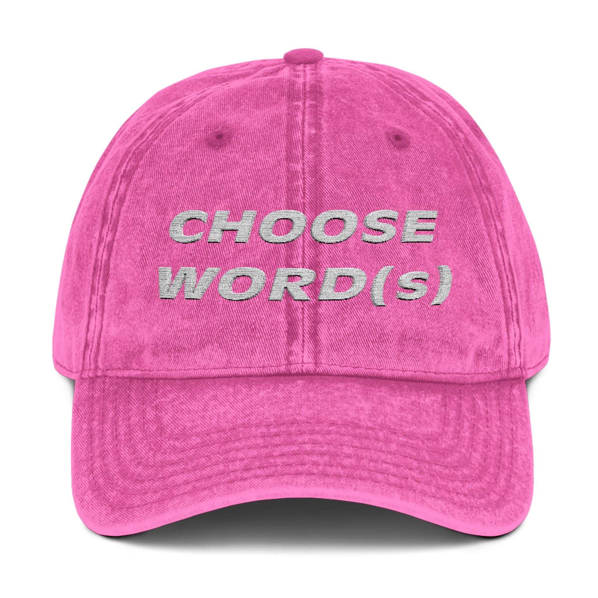 "Nightlife Elements" Custom Vintage Cap – Personalized Embroidered Style with Purpose
